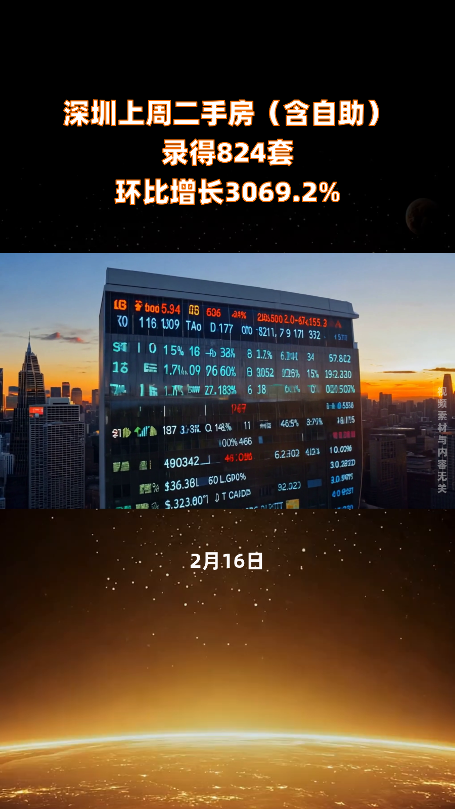 深房中协:二手房周录得量环比增长4%,在售量创新高