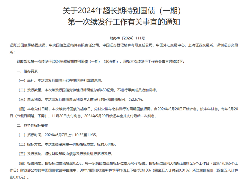 1190亿元超长期特别国债来了，个人怎么投？